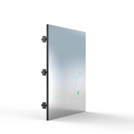 MIRROH M2K smart medicine cabinet mirror with 21.5-inch screen for bathroom storage