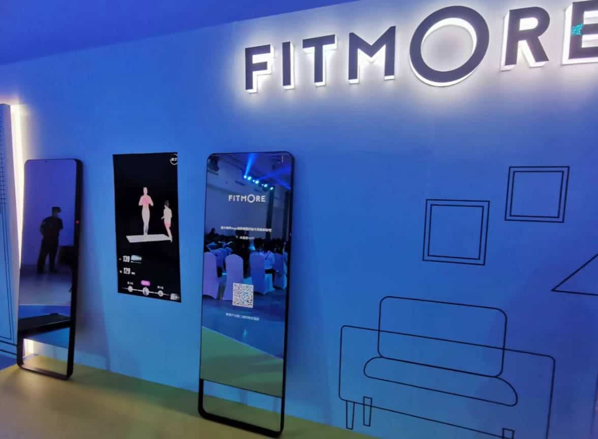 MIRROH AI fitness mirror installed at a multi-site gym chain