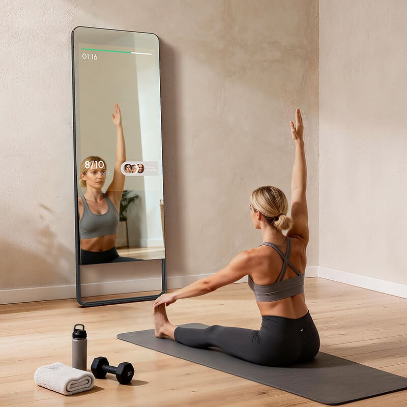 Smart Fitness Mirrors For Gyms & Wellness Centers | OEM/ODM | MIRROH