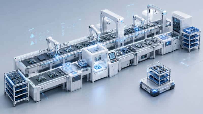 MIRROH smart mirror OEM and ODM manufacturing assembly line and quality inspection